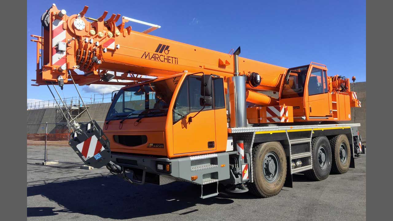 Marchetti Cranes MG 60.3-2  1 Independent + 3 Telescoping Boom sections