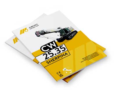 Marchetti Autogru | Grues sur chenilles CW 25.35 SHERPINA datasheet